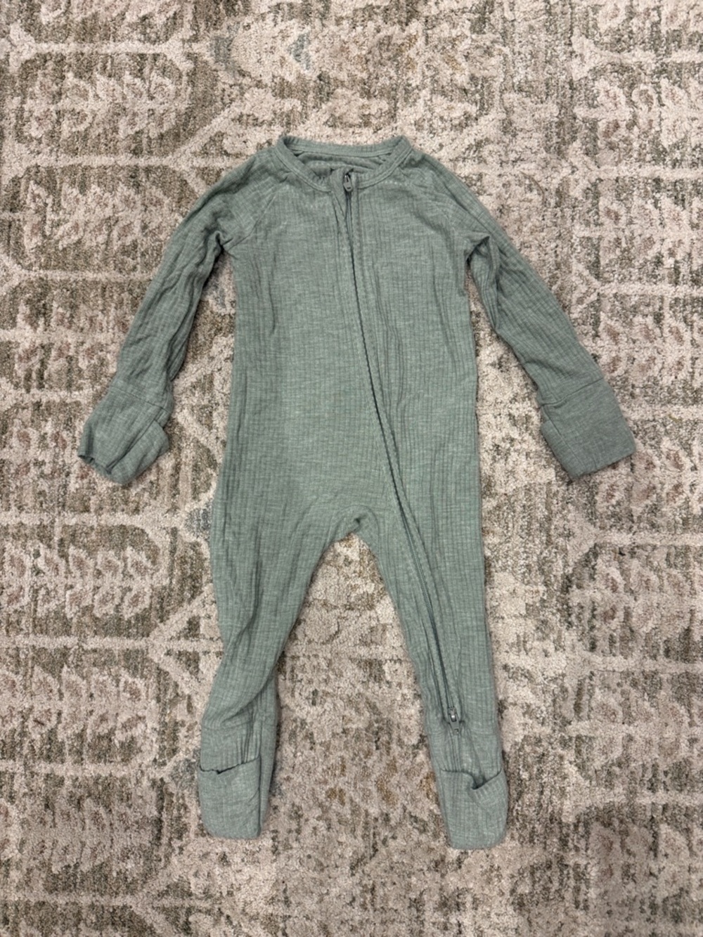 Little Sleepies Ribbed Footie Size 0-3 Months